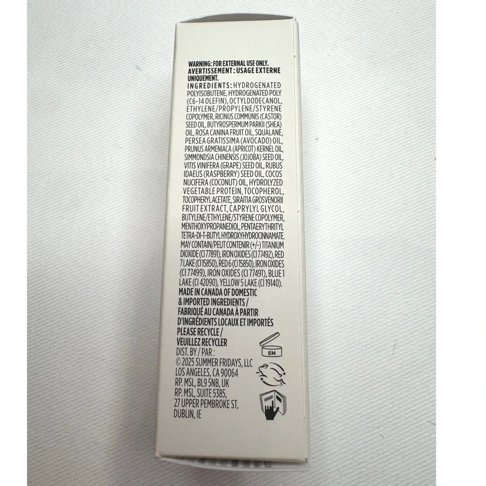 Summer Fridays Dream Lip Oil Women 4.5ml‎ Bare Sand New Sheer High-Shine Vegan